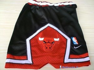 Pantalon NBA Pas Cher Chicago Bulls Nike Noir