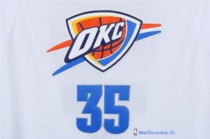 Maillot NBA Pas Cher Oklahoma City Thunder Kevin Durant 35 Blanc