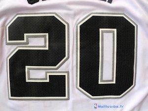 Maillot NBA Pas Cher San Antonio Spurs Manu Ginóbili 20 Blanc