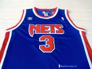 Maillot NBA Pas Cher Brooklyn Nets Drazen Petrovic 3 Bleu