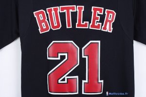 Maillot NBA Pas Cher Chicago Bulls Jimmy Butler 21 Noir MC