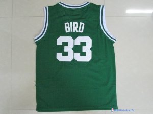 Maillot NBA Pas Cher Boston Celtics Junior Larry Joe 33 Bird Vert