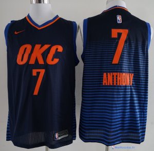 Maillot NBA Pas Cher Oklahoma City Thunder Carmelo Anthony 7 Marine Statement 2017/18