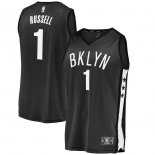 Brooklyn Nets D'Angelo Russell Fanatics Branded Black Fast Break Team Replica Player Jersey - Statement Edition