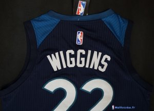 Maillot NBA Pas Cher Minnesota Timberwolves Andrew Wiggins 22 Marine 2017/18