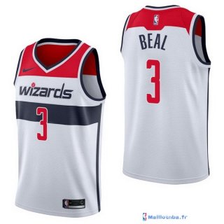 Maillot NBA Pas Cher Washington Wizards Bradley Beal 3 Blanc Association 2017/18