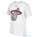 T-Shirt NBA Pas Cher Miami Heat Blanc