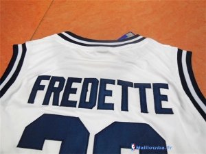 Maillot NCAA Pas Cher Brigham Jimmer Fredette 32 Blanc