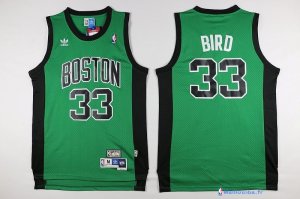 Maillot NBA Pas Cher Boston Celtics Larry Joe 33 Bird Vert Noir