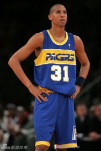 Maillot NBA Pas Cher Indiana Pacers Reggie Miller 31 Bleu