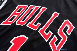 Maillot NBA Pas Cher Chicago Bulls Femme Derrick Rose 1 Noir