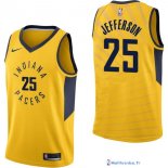 Maillot NBA Pas Cher Indiana Pacers Al Jefferson 25 Jaune Statement 2017/18