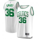 Boston Celtics Marcus Smart Fanatics Branded White Fast Break Replica Player Team Jersey - Association Edition