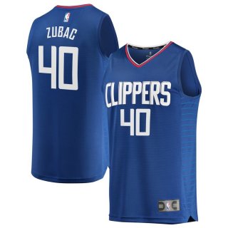 LA Clippers Ivica Zubac Fanatics Branded Royal Fast Break Replica Jersey - Icon Edition