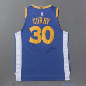 Maillot NBA Pas Cher Golden State Warriors Stephen Curry 30 Bleu 2017/18