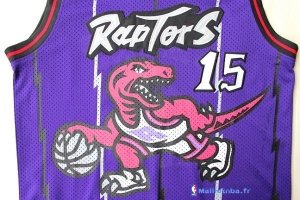 Maillot NBA Pas Cher Toronto Raptors Vince Carter 15 Retro Pourpre