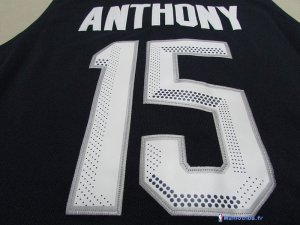 Maillot NBA Pas Cher USA 2016 Carmelo Anthony 15 Bleu