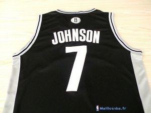 Maillot NBA Pas Cher Brooklyn Nets Earvin Johnson 7 Noir