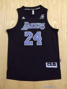 Maillot NBA Pas Cher Los Angeles Lakers Kobe Bryant 24 Noir