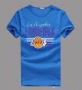 T-Shirt NBA Pas Cher Los Angeles Lakers Bleu 1