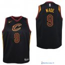 Maillot NBA Pas Cher Cleveland Cavaliers Junior Dwyane Wade 9 Noir Statement 2017/18