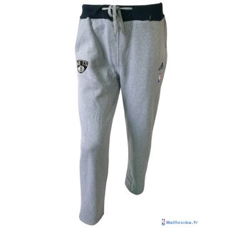 Survetement Pantalon NBA Pas Cher Brooklyn Nets Gris