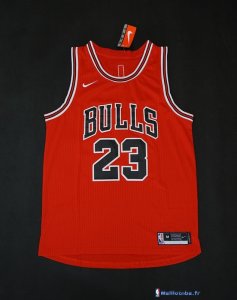 Maillot NBA Pas Cher Chicago Bulls Michael Jordan 23 Rouge Icon 2017/18