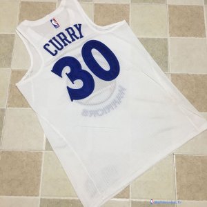 Maillot NBA Pas Cher Golden State Warriors Stephen Curry 30 Todo Blanc 2017/18