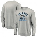 Orlando Magic Fanatics Branded Heathered Gray Iconic Team Arc Stack Fleece Sweatshirt