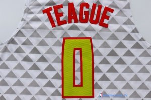 Maillot NBA Pas Cher Atlanta Hawks Jeff Teague 0 Blanc