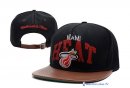 Bonnet NBA Miami Heat 2016 Noir Brun