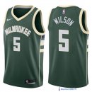 Maillot NBA Pas Cher Milwaukee Bucks D.J. Wilson 5 Vert Icon 2017/18