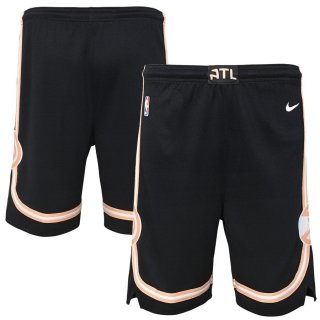Atlanta Hawks Nike Black 2019/20 City Edition Swingman Shorts