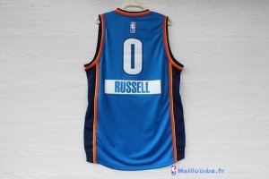 Maillot NBA Pas Cher Noël Oklahoma City Thunder Russell 0 Bleu