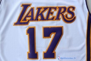 Maillot NBA Pas Cher Los Angeles Lakers Jeremy Lin 17 Blanc