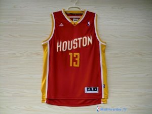 Maillot NBA Pas Cher Houston Rockets James Harden 13 Retro Rouge