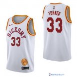 Maillot NBA Pas Cher Indiana Pacers Myles Turner 33 Retro Blanc 2017/18