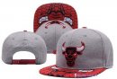 Bonnet NBA Chicago Bulls 2016 Gris Rouge 1