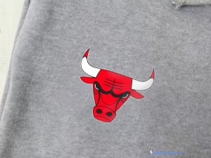 Survetement Pantalon NBA Pas Cher Chicago Bulls Gris