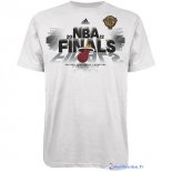 T-Shirt NBA Pas Cher Miami Heat Blanc 3