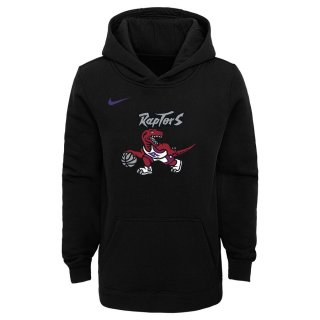 Toronto Raptors Nike Black Hardwood Classics Club Fleece Pullover Hoodie