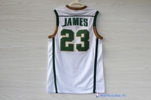 Maillot NCAA Pas Cher Irish LeBron James 23 Blanc