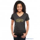 T-Shirt NBA Pas Cher Femme San Antonio Spurs Noir Or