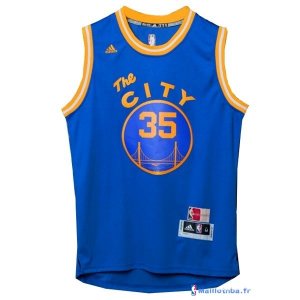 Maillot NBA Pas Cher Golden State Warriors Kevin Durant 35 City Bleu