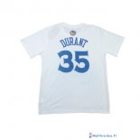 Maillot NBA Pas Cher ML Golden State Warriors Durant 35 Blanc