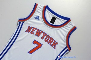Maillot NBA Pas Cher New York Knicks Femme Carmelo Anthony 7 Blanc