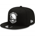 Bonnet NBA Golden State Warriors New Era Black Logo Side Patch 9FIFTY