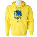 Sweat Capuche NBA Golden State Warriors Jaune City