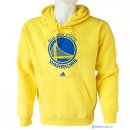 Sweat Capuche NBA Golden State Warriors Jaune City