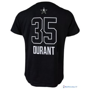 Maillot Manche Courte All Star 2018 Kevin Durant 35 Noir